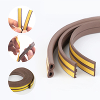 Bande d'étanchéité de porte moderne en EPDM anti-collision et insonorisante, multicolore, personnalisable et découpable, pour la maison et les chambres d'hôtel