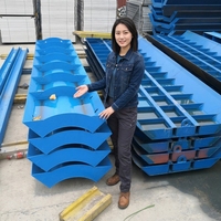 Coffrage en acier WACO Durable G235 au design moderne pour la construction de murs et de dalles en béton pour hôtels