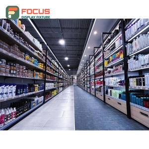 ชั้นวางวิกผมขนาดใหญ่แบบตั้งพื้นหลายชั้น ชั้นวางโชว์สินค้าร้านทำผม - Product Image 1