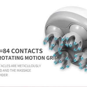 Masseur électrique pour la tête, étanche, soulage la pression du cuir chevelu, produits de massage par pétrissage - Product Image 4