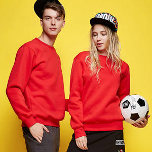 OEM Sweatshirts à capuche unisexes en coton anti-rétrécissement de haute qualité brodés personnalisés col rond manches longues imprimé uni printemps - Product Image 2