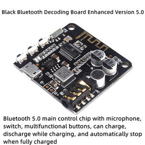 Placa de Decodificación MP3 Bluetooth 5.0, Placa Amplificadora de Audio para Altavoces de Coche sin Pérdidas, Modificación DIY, Receptor de Audio, Módulo 4.1 - Product Image 6