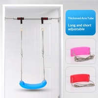Balançoire pour bébé, structure en bois massif, réglage manuel par chaîne, utilisation en intérieur, 2-3 ans, unisexe, capacité de charge de 12 kg