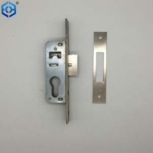 Cilindro de cuerpo de cerradura de mortaja duradero con orificio de cilindro de cerradura de 20mm Pestillo de perno muerto de zinc y forma de desbloqueo de llave - Product Image 5