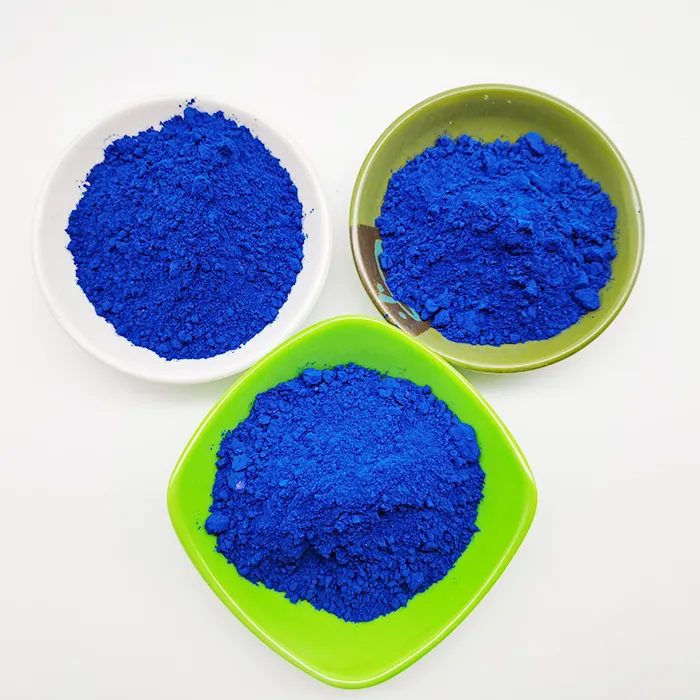 Iron oxide blue powder pigment for cement tile floor paint Red Yellow Green color concrete pigment pigment blue 15:3