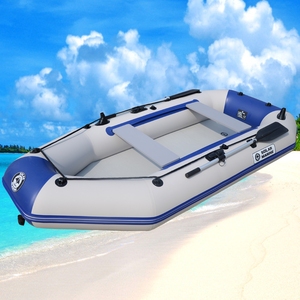 Tapis d'air gonflable <span class=keywords><strong>de</strong></span> haute qualité, pour 4 personnes, 1 pièce, en PVC, pour bateau à rames, pêche, Camping, <span class=keywords><strong>sauvetage</strong></span>, en caoutchouc - Product Image 3