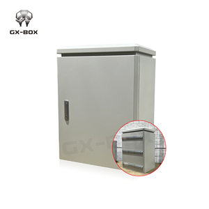 19 inch chuyển đổi mạng Tủ ngoài trời thiết bị viễn thông không thấm nước hộp điện bao vây Tủ Pin - Product Image 4