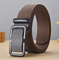 Ceinture tactique pour homme, nouvelle collection, personnalisable, polyvalente, décontractée, respirante, en toile, avec boucle automatique en fer, en nylon tressé
