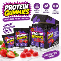 Complément Alimentaire Gommes Protéinées OEM ODM avec Sachets Portables pour un Soutien Quotidien en Protéines – Boîte de 6 Sachets