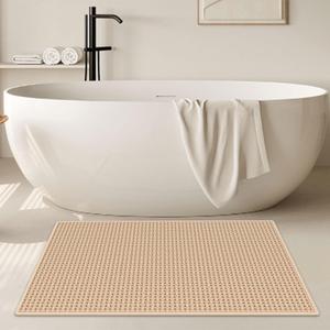 Tappetino da bagno Beige e M assorbente tappeto da pavimento per la casa porta del bagno esterno portico comodo per il piede