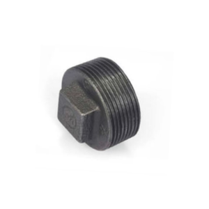 Raccord de tuyau de gaz UL FM ODM 1/2 ''en fonte malléable noire Raccords de tuyau de système de gicleurs d'incendie Plug Hexagon Nipple Sockets Elbow - Product Image 1