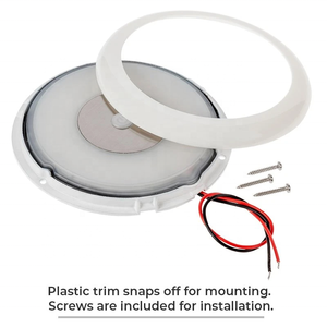 Plafonnier LED tactile DC 12V à 24V, lampe de plafond intérieure pour <span class=keywords><strong>caravane</strong></span>, bateau, remorque, camping-car - Product Image 4