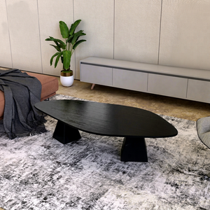 Modern Luxury round Marble Coffee Table Custom Wholesale Design with Durable Metal Furniture for Living Room - Product Image 1