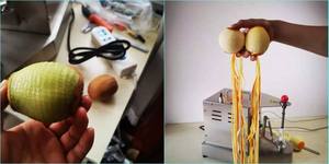 Mini 304 Stainless Steel <b>Fruit</b> & <b>Vegetable</b> Peeling <b>Machine</b> for Orange Kiwi Mango Pineapple - Product Image 6