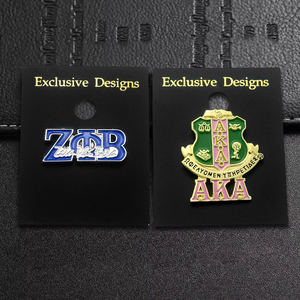 Miễn phí khuôn bán buôn chúng tôi sorority Hy Lạp thư Pin zpb Omega aka OPP Huy hiệu pin - Product Image 2
