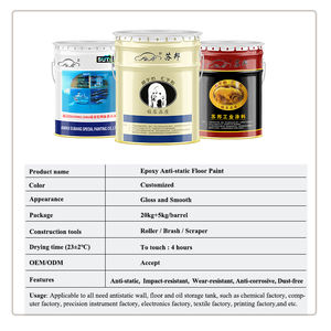 อีพ็อกซี่สององค์ประกอบ<span class=keywords><strong>สี</strong></span>พื้นป้องกันฝุ่นอีพ็อกซี่<span class=keywords><strong>เคลือบ</strong></span>พื้นอีพ็อกซี่เรซิ่นสำหรับพื้นคอนกรีต - Product Image 3