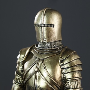 Trang trí nội thất cho nhựa trong nhà thủ công cổ điển chiến binh bức tượng người lính bức tượng hiệp sĩ điêu khắc phòng khách Nghiên Cứu Văn phòng Quà Tặng - Product Image 4