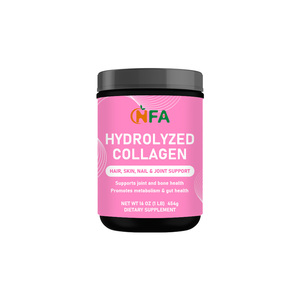 Poudre de collagène hydrolysé de fournisseur OEM, riche en protéines, favorise la santé des articulations et de l'intestin, stimule le métabolisme - Product Image 1