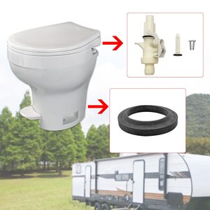 AOHONG Toilet Flush Valve <b>Kit</b> 13168 For RV Toilets Thetford <b>Magic</b> IV ABS Material Caravan Use - Product Image 3