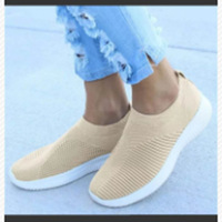 2026 Baskets chaussettes décontractées pour femmes, respirantes, en maille Fly Knit, à enfiler, avec semelle EVA, logo personnalisé OEM ODM, confortables pour la marche quotidienne