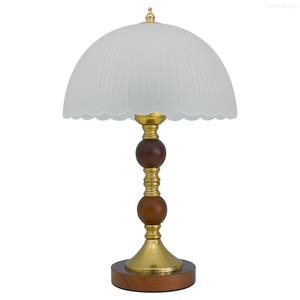 <b>Vintage</b> Modern Style Small Electric <b>Table</b> <b>Lamp</b> for Hotel Use with Frosted Glass Lampshade and Iron <b>Lamp</b> Body - Product Image 5