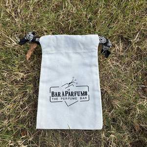 Hot Sale Custom Logo Canvas <b>Drawstring</b> Bag Cotton Material Gift <b>Pouch</b> With Cotton Handle Reusable Shopping Bag - Product Image 1