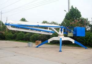 โรงงานจิ่วเหอ คุณภาพดี ประสิทธิภาพสูง บูมวางคอนกรีตไฮดรอลิกเคลื่อนที่ 17 เมตร เครื่องวางคอนกรีต - Product Image 4