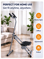Appareil de cardio-training pour la maison : Stepper d'escalade d'intérieur avec compteur LCD et pédales antidérapantes