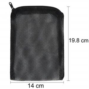 Bolsas de malla de nailon para acuario, Media bolsa con cremallera - Product Image 4