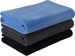 Serviette en microfibre tricotée à séchage rapide, non dépilatoire et non décolorante, pour cheveux et nettoyage - Product Image 4