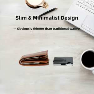 Мужской металлический кошелек с защитой от кражи - Product Image 6