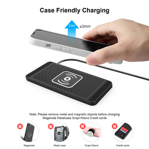 <span class=keywords><strong>Chargeur</strong></span> de <span class=keywords><strong>voiture</strong></span> sans fil pour le commerce international, charge inductive 15W, compatible avec la charge rapide USB Type-C - Product Image 3