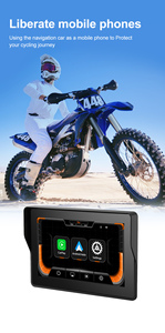 Xe máy sat NAV không thấm nước Carplay xe máy phiêu lưu GPS zmecar GPS Hệ thống xe máy sat NAV - Product Image 6