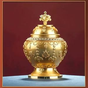 เครื่องประดับขวดสมบัติแปดมงคลทิเบต Tantric ของโลหะผสมดอกไ<span class=keywords><strong>ม</strong></span>้บัวเจ้าแม่<span class=keywords><strong>กวน</strong></span><span class=keywords><strong>อิ</strong></span><span class=keywords><strong>ม</strong></span>เทพเจ้ามังกร - Product Image 6