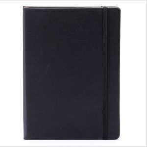 Carnet en cuir PU vintage bleu marine personnalisé avec gravure 4 couleurs pour cadeau promotionnel - Product Image 3