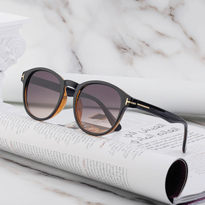 Gafas de Sol Retro con Marco Redondo en Forma de T, Unisex, Marco de PC, Protección UV400, para Ciclismo al Aire Libre, Conducción, Gafas de Moda - Product Image 3