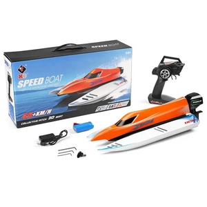 <span class=keywords><strong>Wltoys</strong></span> XK actualizado 2,4G Barco de alta velocidad refrigeración por agua 45 KM/H juguetes de Radio Control rápido R C lancha rápida RC barco sin escobillas - Product Image 6