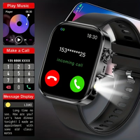 Reloj Inteligente M8 de 2.01 Pulgadas, Electrónico, Resistente al Agua, Monitor de Ritmo Cardíaco y Sueño, Reloj Deportivo con Rastreador de Actividad Física
