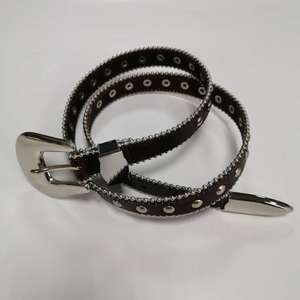 25mm di moda in vera pelle rivetto con <span class=keywords><strong>borchie</strong></span> 100% pelle di vacchetta in vera pelle <span class=keywords><strong>cintura</strong></span> di lusso per uomo Pin <span class=keywords><strong>cintura</strong></span> - Product Image 3