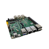 Placa Base Nano-ITX con CPU Intel Core I3/i5/i7 de 13.ª Generación, Ranura para Memoria RAM DDR4 1SO-DIMM, Cuatro Pantallas y Refrigeración por Ventilador