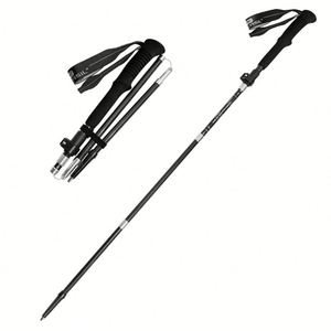Optimized Aluminum & Carbon Fiber Outdoor Telescoping, Foldable Hiking <b>Poles</b>: Alpenstock, Self-Defense, Trekking Sticks Custom - Product Image 2