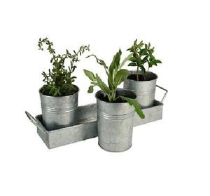Jardinière de fleurs en métal galvanisé Couleur naturelle Farmhouse Rustic Style Tub Planter Garden Pots & Planters For Garden Supplies - Product Image 6