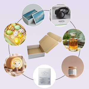 Ensemble de 25 boîtes d'expédition rectangulaires en <span class=keywords><strong>carton</strong></span> ondulé blanc recyclable de 11x10x3 pouces, petites boîtes d'expédition pour entreprises, boîtes de <span class=keywords><strong>rangement</strong></span> - Product Image 4