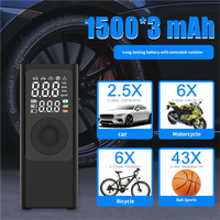 Portable Mini Electric Tire Inflator Air Pump Handheld Car Charging Dual-Use Pumps Emergency Tools for Car/Bicycle