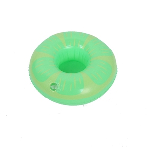 En stock : Porte-gobelets et sous-verres gonflables en forme de flamant rose, donut, citron, pastèque, ananas, <span class=keywords><strong>crabe</strong></span>, cœur pour parcs aquatiques - Product Image 4