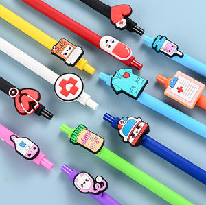 BECOL, оптовая продажа, новинка, милая ручка для врача, мультяшная медсестра, шариковая ручка разных цветов, медицинская тематическая пластиковая шариковая ручка 0,5 мм для подарков - Product Image 4