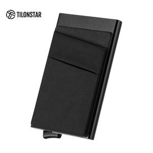 TILONSTAR TVC104 Beautiful Style Slim Metal Card Holder RFID Credit Card Holder Aluminum Pop up Wallet - Product Image 1