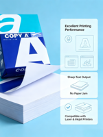 Papier de copie Qiyin Premium multi-usage A4, haute blancheur, feuilles lisses pour impression, idéal pour le bureau, l'école et la maison