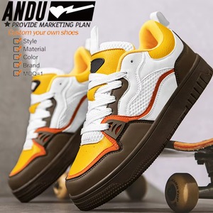 Chaussures de skate de style nouveau, baskets de créateur tendance pour hommes, baskets décontractées unisexes personnalisées avec logo, créez votre propre sneaker - Product Image 1