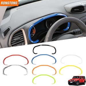 Accessoires d'intérieur de voiture ABS tableau de bord décoration garniture tableau de bord décoration bande de garniture pour <span class=keywords><strong>Jeep</strong></span> <span class=keywords><strong>Renegade</strong></span> 2016 + - Product Image 1